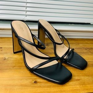 ALDO Strappy Slide In Heels
